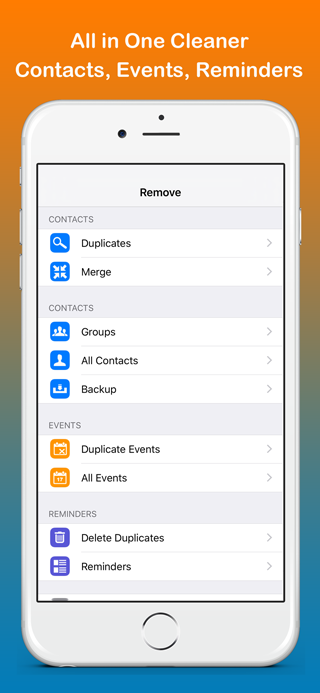iphone contacts events reminders image